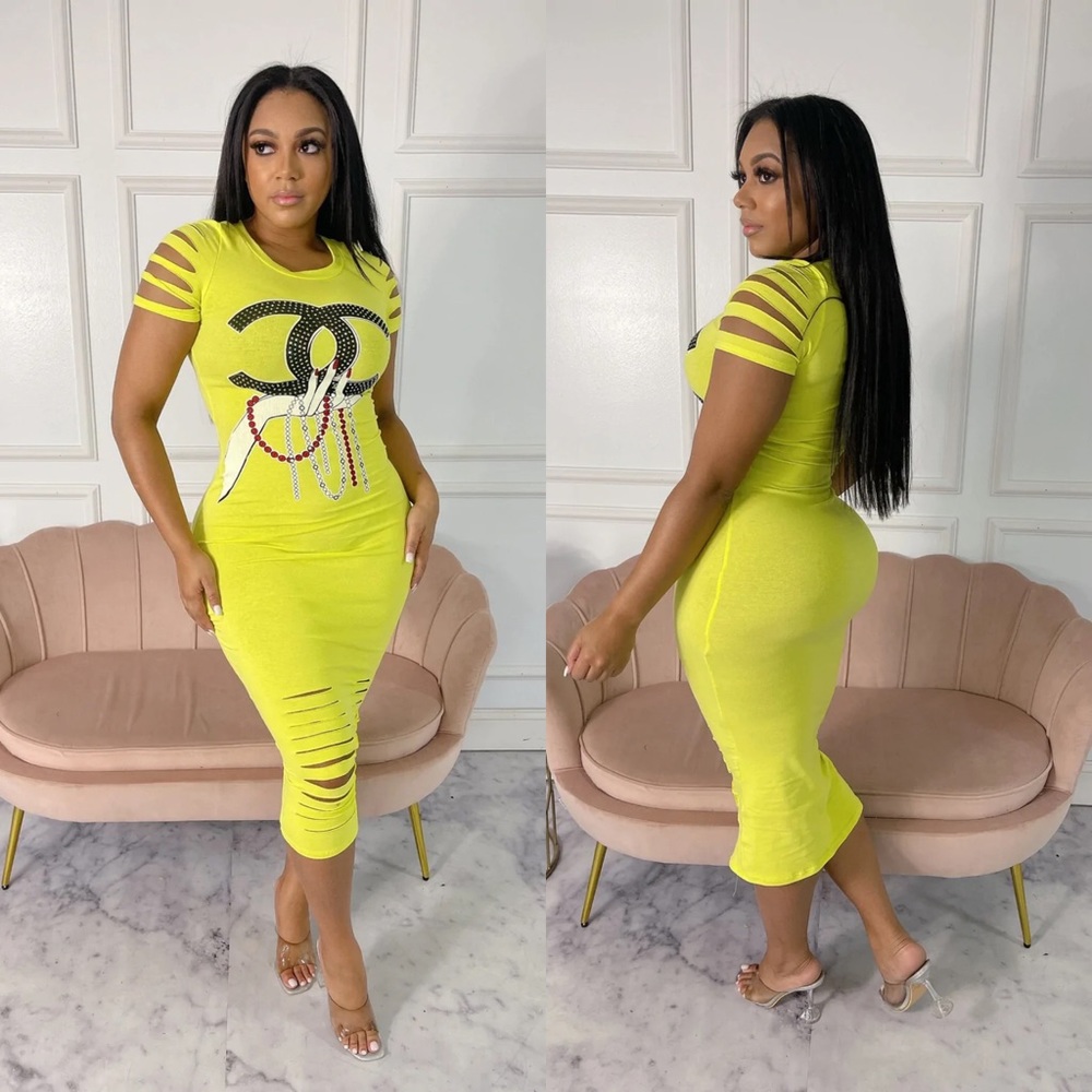 CeCe Distressed Dress